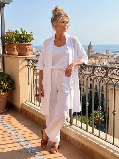 Short Sleeve Trousers Co Ord Set