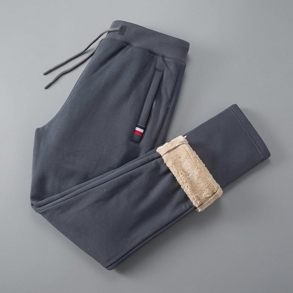 Tapered Heavyweight Fleece Lined Jogger Trousers