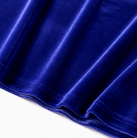 Velvet Cowl Sequin Long Sleeve Mini Dress