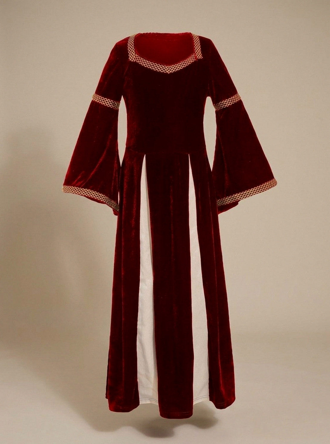 Velvet Square Neck Long Sleeve Maxi Dress