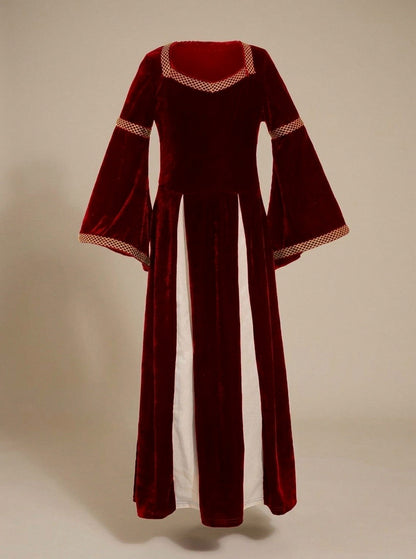 Velvet Square Neck Long Sleeve Maxi Dress