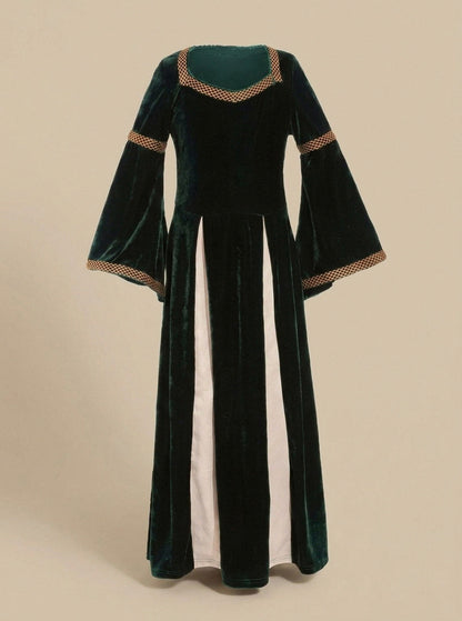 Velvet Square Neck Long Sleeve Maxi Dress